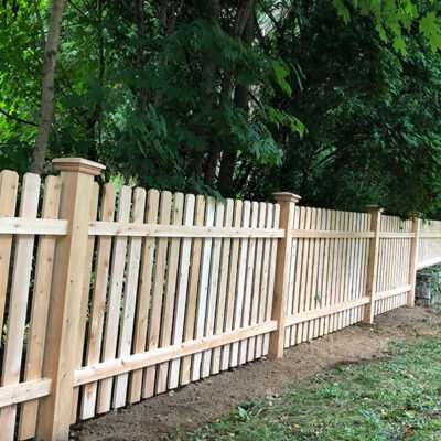 picket fence by West Stamford Fence