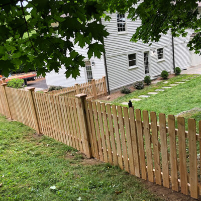 picket fence by West Stamford Fence